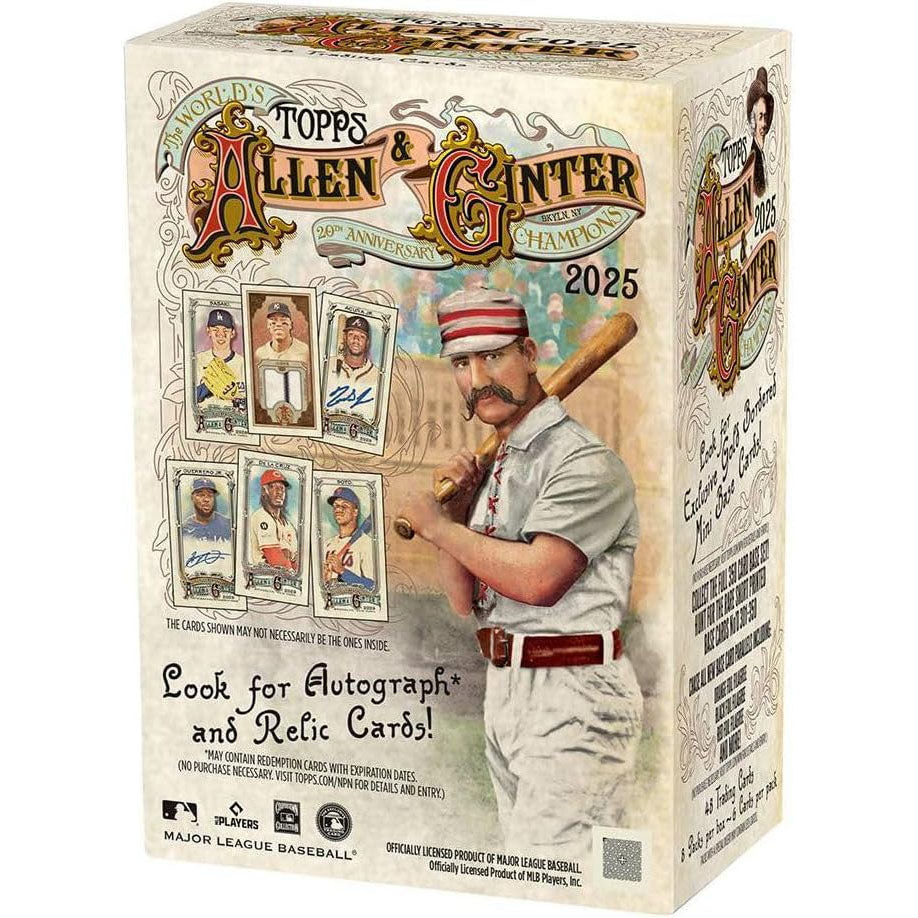 Topps Allen & Ginter baseboll 2025 värdebox