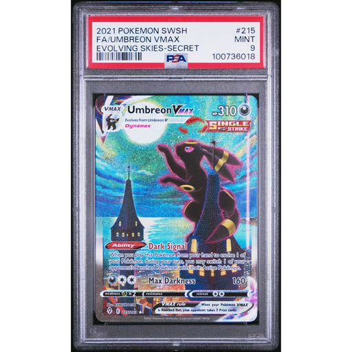 Pokémon TCG: Umbreon Vmax 215 PSA 9 - Evolving Skies