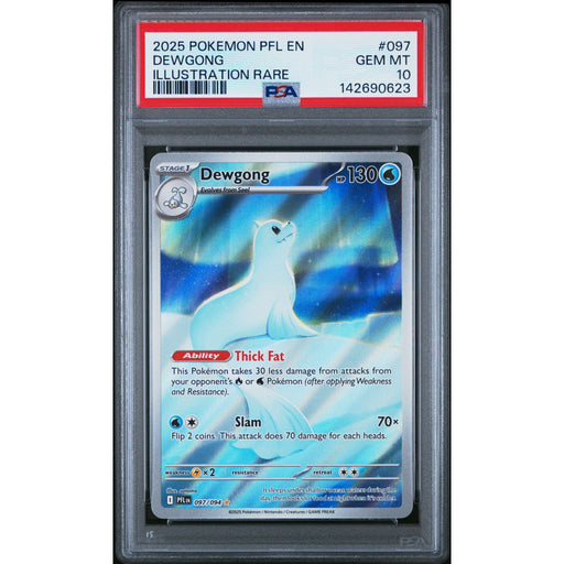 Pokémon TCG: Dewgong #097 PSA 10 - Phantasmal Flames-142690623
