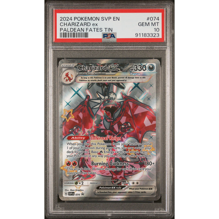 Pokémon TCG: Charizard Ex #074 PSA 10-91183323