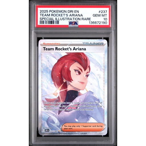 Pokémon TCG: Team Rocket's Ariana #237 PSA 10 - Destined Rivals