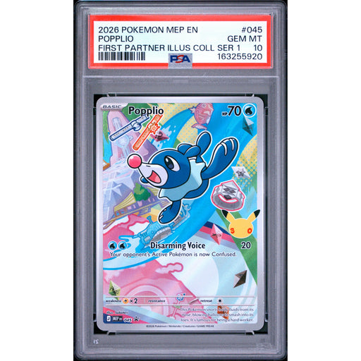 Pokémon TCG: Popplio #045 PSA 10-163255920