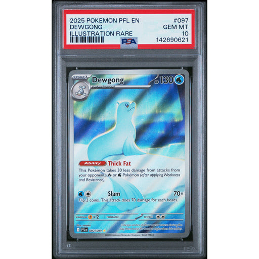 Pokémon TCG: Dewgong #097 PSA 10 - Phantasmal Flames-142690621