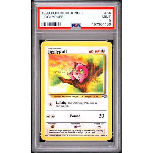 Pokémon TCG: Jigglypuff #54 PSA 9-157304156