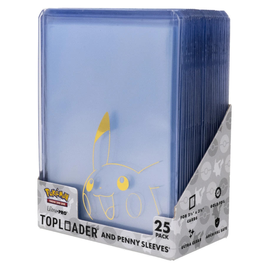 Ultra Pro Pikachu Toploader & Penny Sleeves (25 stk.)