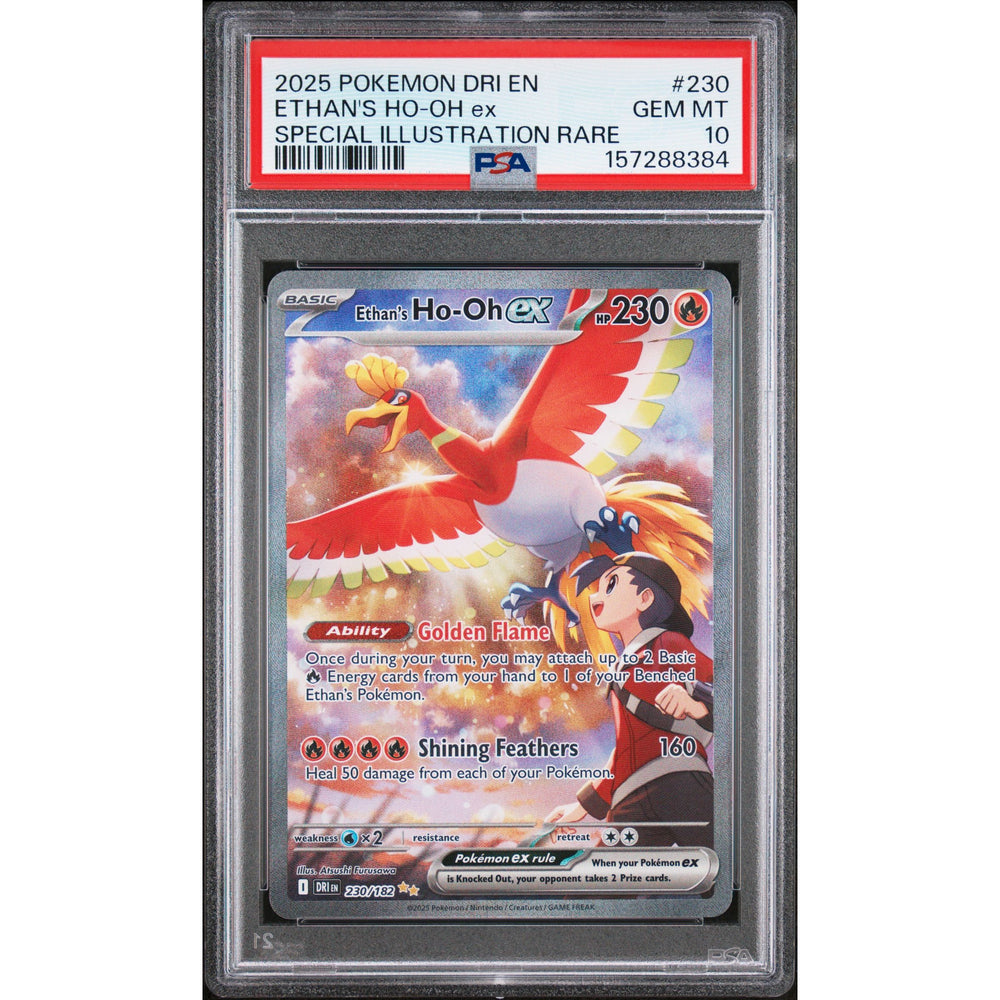 Pokémon TCG: Ethan's Ho-Oh Ex #230 PSA 10 - Destined Rivals