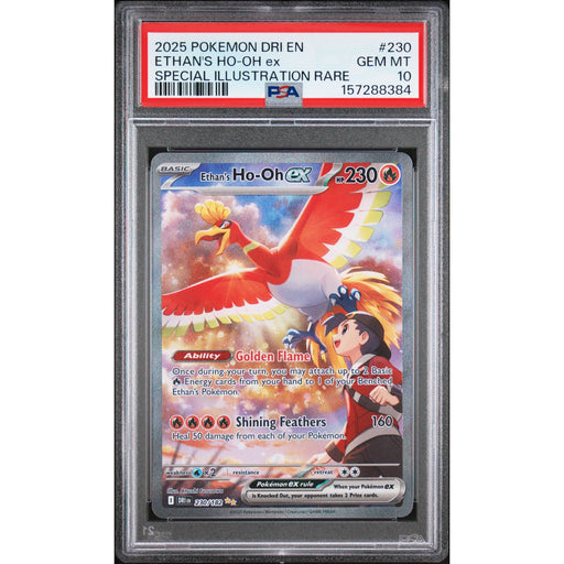 Pokémon TCG: Ethan's Ho-Oh Ex #230 PSA 10-157288384