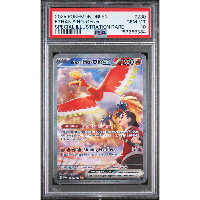 Pokémon TCG: Ethan's Ho-Oh Ex #230 PSA 10-157288384