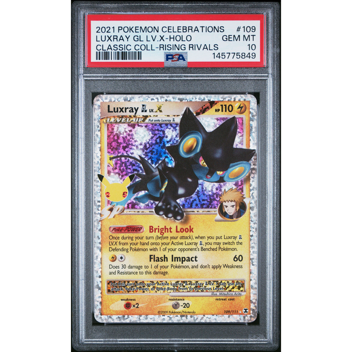 Pokémon TCG: Luxray Gl Lv.X #109 PSA 10-145775849