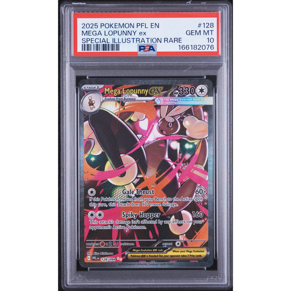 Pokémon TCG: Mega Lopunny Ex #128 PSA 10 - Phantasmal Flames