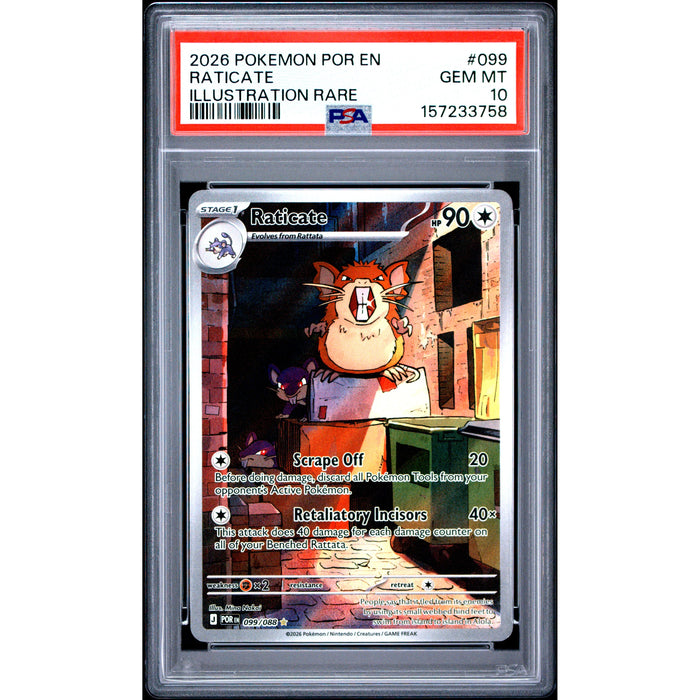 Pokémon TCG: Raticate #099 PSA 10-157233758
