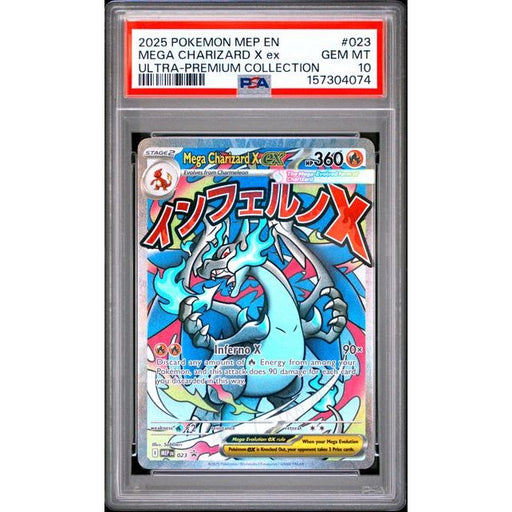 Pokémon TCG: Mega Charizard X Ex #023 PSA 10-157304074