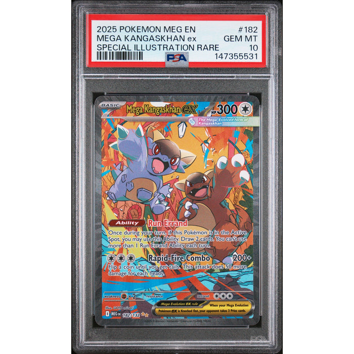 Pokémon TCG: Mega Kangaskhan Ex #182 PSA 10-147355531