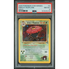 Pokémon TCG: Erika's Vileplume 5 PSA 8 - Gym Heroes