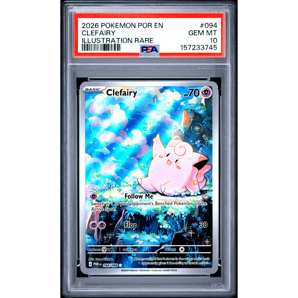 Clefairy 094/088 PSA 10 Japanese Illustration Rare slab | Rogerz.dk