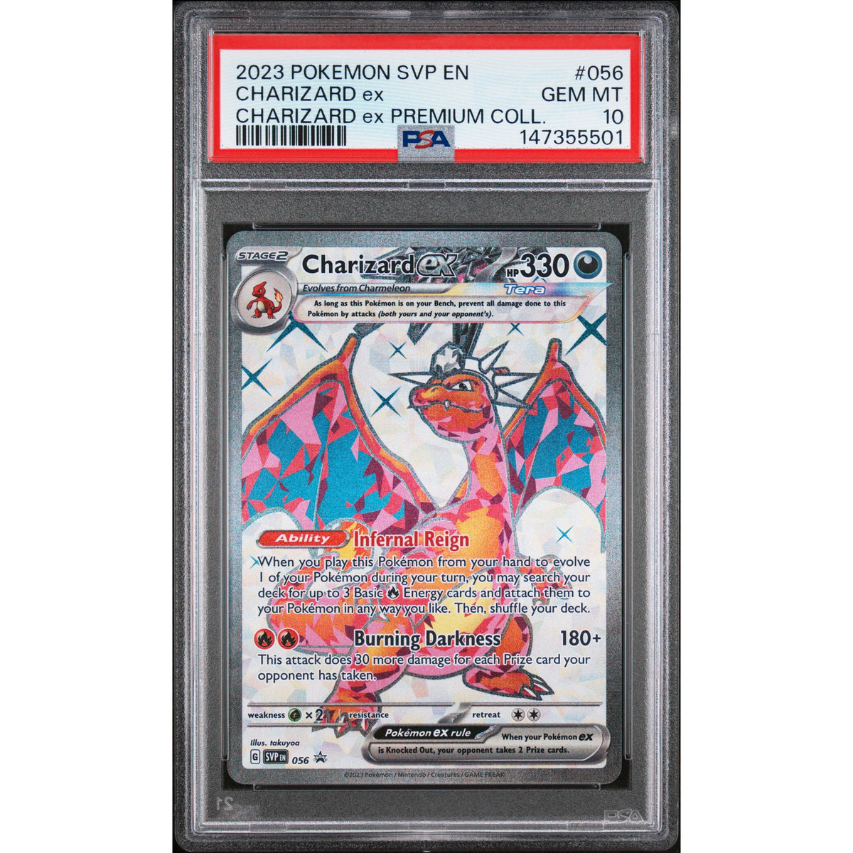 Pokémon TCG: Charizard Ex #056 PSA 10-147355501