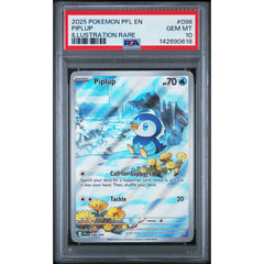 Pokémon TCG: Piplup #098 PSA 10 - Phantasmal Flames