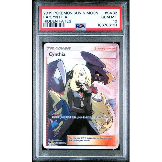 Pokémon TCG: Cynthia #SV82 PSA 10-106786101
