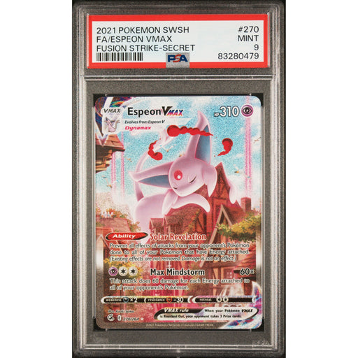 Pokémon TCG: Espeon Vmax #270 PSA 9-83280479