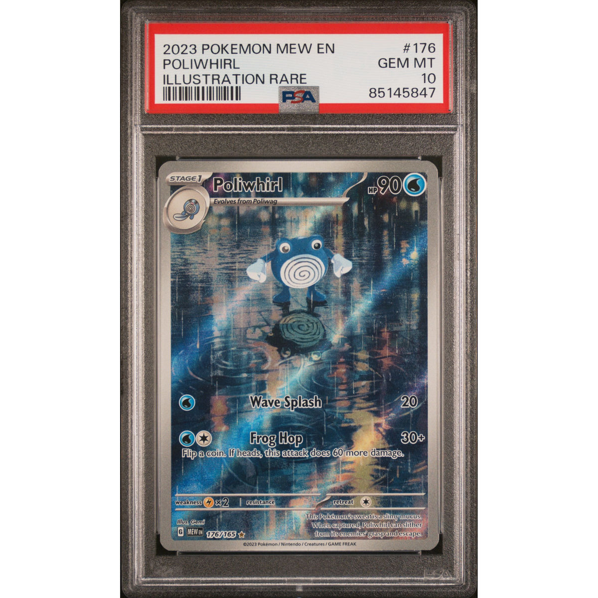 Pokémon TCG: Poliwhirl #176 PSA 10-85145847