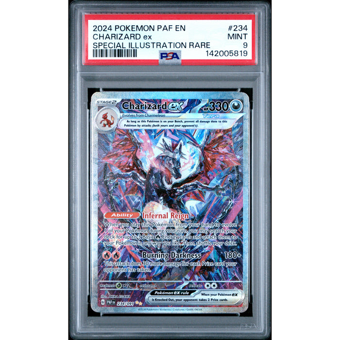 Pokémon TCG: Charizard Ex #234 PSA 9 - Paldean Fates-142005819