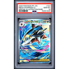 Pokémon TCG: Mega Sharpedo Ex #127 PSA 10 - Phantasmal Flames