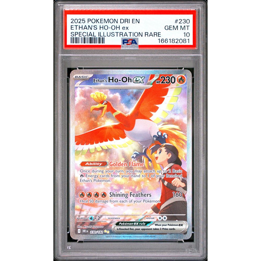 Pokémon TCG: Ethan's Ho-Oh Ex #230 PSA 10 - Destined Rivals