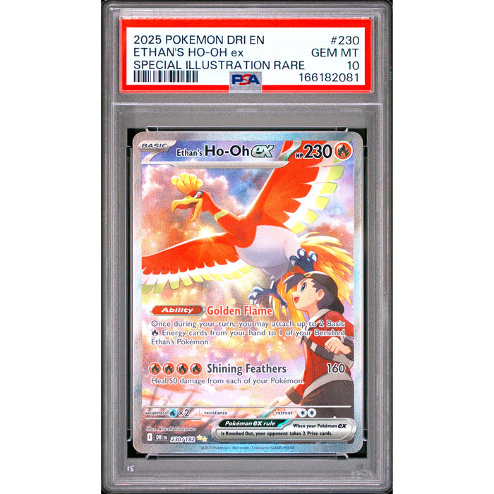 Pokémon TCG: Ethan's Ho-Oh Ex #230 PSA 10-166182081