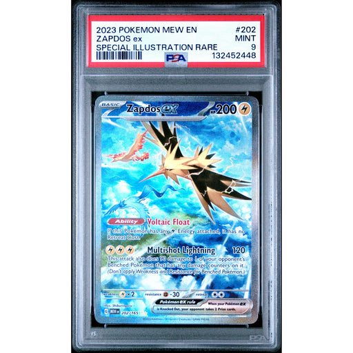 Pokémon TCG: Zapdos Ex #202 PSA 9 - 151-132452448