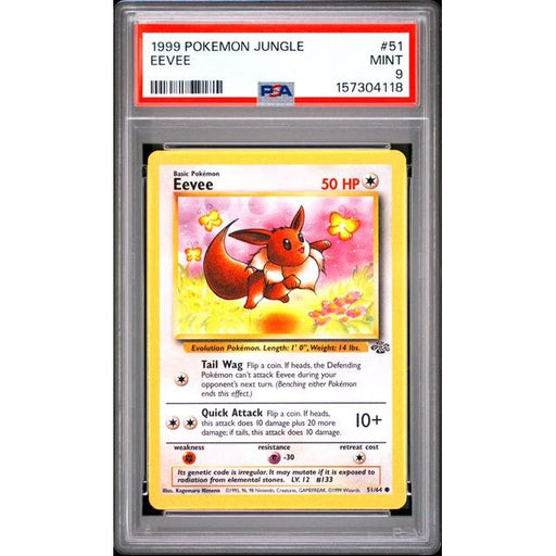 Pokémon TCG: Eevee #51 PSA 9-157304118