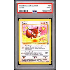 Pokémon TCG: Eevee #51 PSA 9 - Jungle