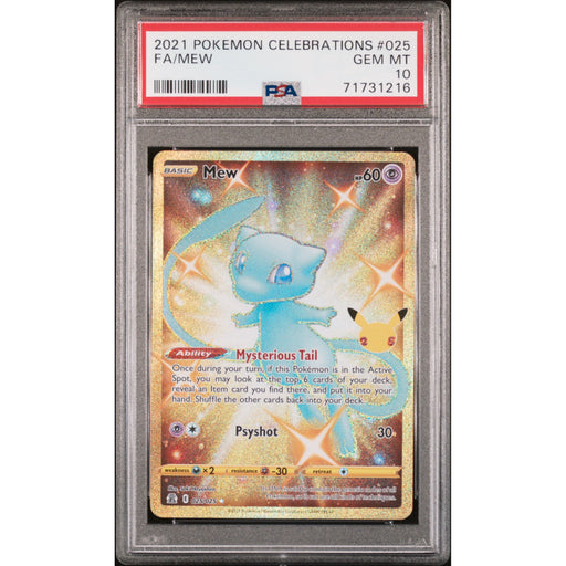 Pokémon TCG: Mew #025 PSA 10-71731216