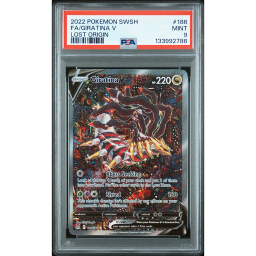 Pokémon TCG: Giratina V #186 PSA 9 - Lost Origin-133992786