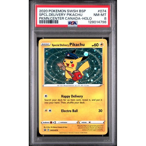 Pokémon TCG: Spcl.Delivery Pikachu #074 PSA 8-128014798