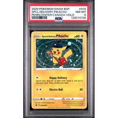 Pokémon TCG: Special Delivery Pikachu #074 PSA 8