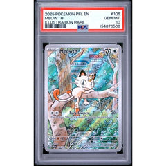 Pokémon TCG: Meowth #106 PSA 10 - Phantasmal Flames