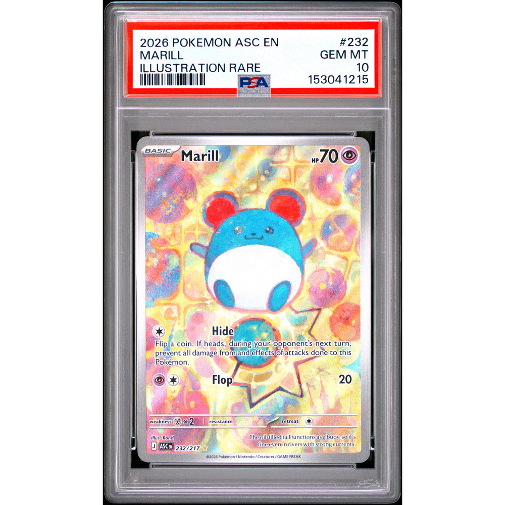 Pokémon TCG: Marill #232 PSA 10