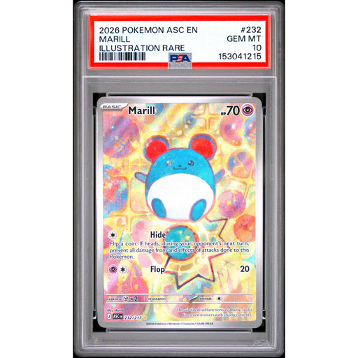 Pokémon TCG: Marill #232 PSA 10-153041215