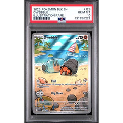 Pokémon TCG: Dwebble #129 PSA 10 - Black Bolt