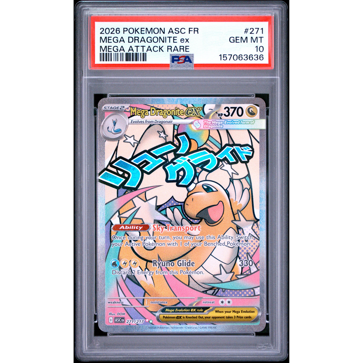Pokémon TCG: Mega Dragonite Ex #271 PSA 10-157063636