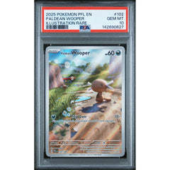 Pokémon TCG: Paldean Wooper #102 PSA 10 - Phantasmal Flames