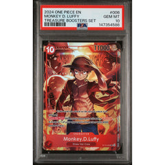 One Piece TCG: Monkey D. Luffy #006 PSA 10