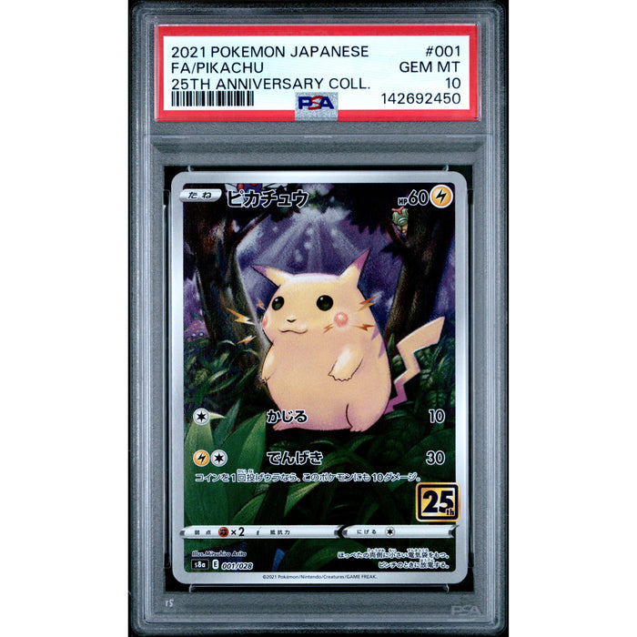 Pokémon TCG: Pikachu #001 PSA 10-142692450