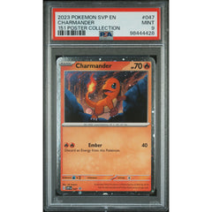 Pokémon TCG: Charmander #047 PSA 9 - Scarlet & Violet Black Star Promos