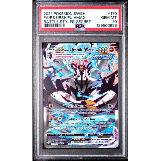Pokémon TCG: Rs Urshifu Vmax #170 PSA 10-129500888