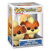 Funko POP! Pokemon: Growlithe – #597 vinyl figure by Funko, showcasing Growlithe’s orange and cream design inside its original packaging, set against a white background.