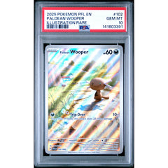 Pokémon TCG: Paldean Wooper #102 PSA 10