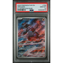 Pokémon TCG: Groudon 199 PSA 10 - Paradox Rift