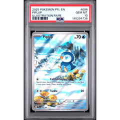 Pokémon TCG: Piplup #098 PSA 10 - Phantasmal Flames