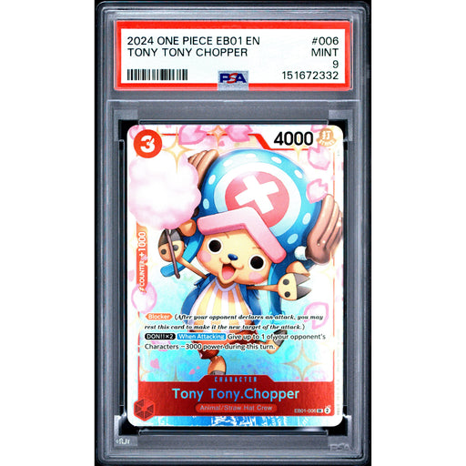 One Piece TCG: Tony Tony Chopper #006 PSA 9-151672332